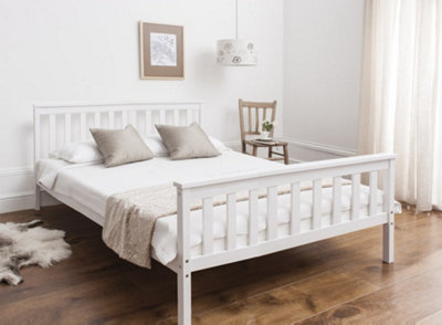 Double Dorset Bedframe in Classic White