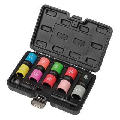 Double Ended Wheel Nut Socket Set, 1/2