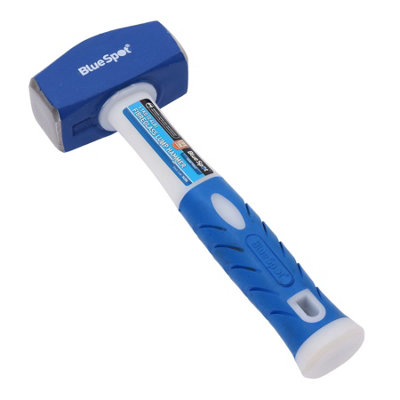 Double Faced Fibreglass Shaft Lump Sledge Hammer 2.4lb / 1.1KG TPR ...