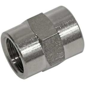 Double Female Union - 1/4" BSP to 1/4" BSP - Female to Female Air Tool Fitting