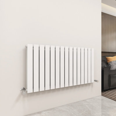 Double Flat Panel Vertical Column Radiator (H)600mm by MCC Direct