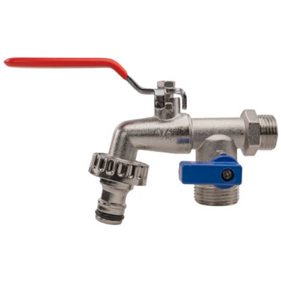 Double Garden Tap 1/2 BSPM Inlet