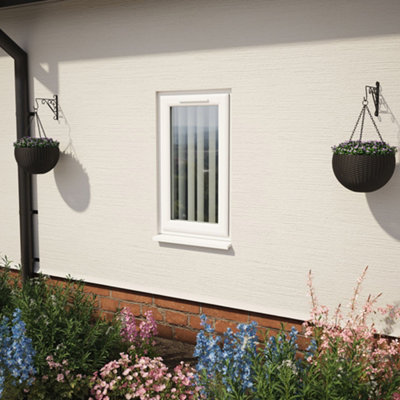Double glazed Window Right Hand Side Hung White Clear Glazed 610 x 965mm