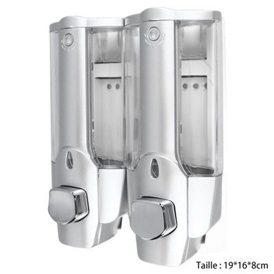 Double-headed Wall-mounted Soap Dispenser, Press-Type Wall-mounted Soap ...
