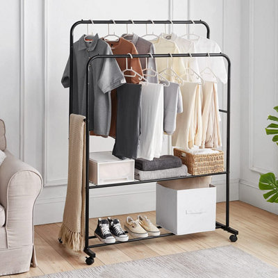 Double Heavy Duty Clothes Rail