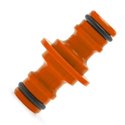 Double Male Hose Connector Coupler Extender for Join Garden Hose Pipe Tube (Pack of 1)