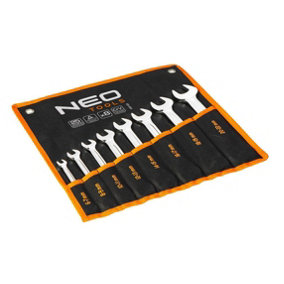 Double Open Wrench Set Crv Din 3110 8pcs NEO TOOLS