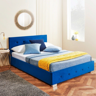 Double Ottoman Bed With Hybrid Mattress