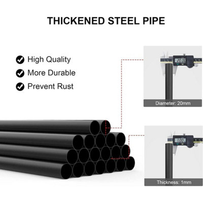 Double Rail - No Wheels, With Hooks Heavy Duty Double Clothes Rail ...