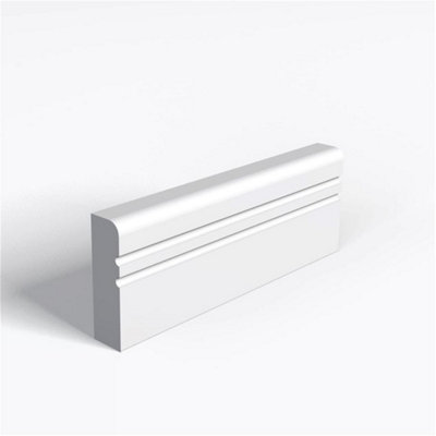 Double Set - MDF Pencil Round and Two Drip Architrave - 18mm (T) x 94mm (H)