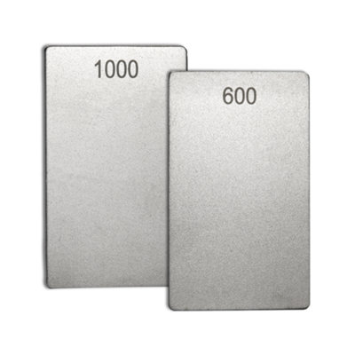 Double-Sided Diamond Credit Card Stone - 3" x 2" (85mm x 50mm) - 1000 and 600 Grit - ECCSFF