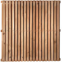 Double Sided Larch Slatted Panel - Vertical - 900mm Wide x 1500mm High
