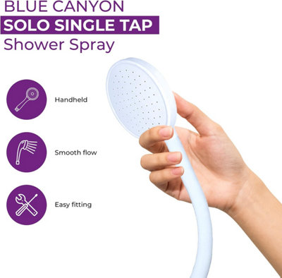 Double Tap Shower Spray Bathroom Accessory Premium Shower Attachment ...