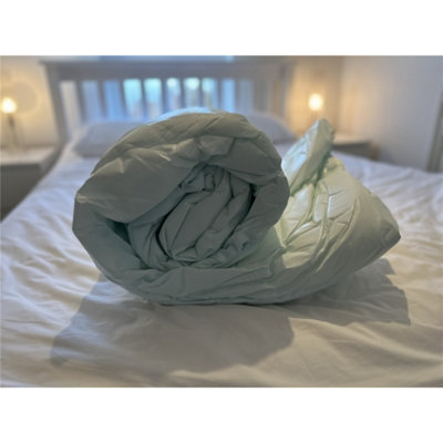 Double Waterproof Green Tint Fire Resistant Duvet - 10.5 Tog