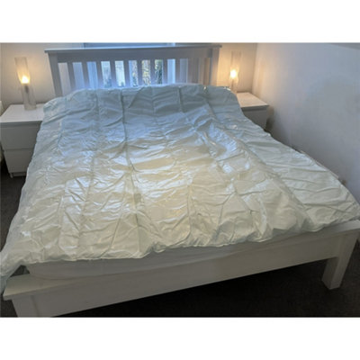Double Waterproof Green Tint Fire Resistant Duvet - 10.5 Tog