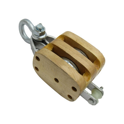 Double Wood Block With Shackle 1.1 Ton 6