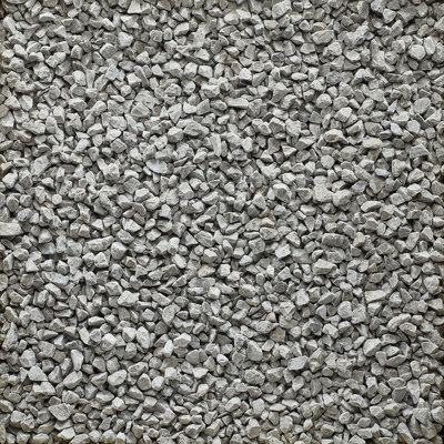 Dove Grey Bulk Bag 850 kg Chippings - 10-20 mm Grey Coloured Limestone - L10 x W10 x H8 cm - 3