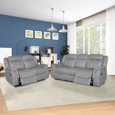 dover-3-seater-and-2-seater-manual-recliner-sofas-suite-in-grey-faux-suede
