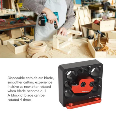 Dowel Making Jig Kit, 8 Holes Adjustable Dowel Cutting Plate Drill ...