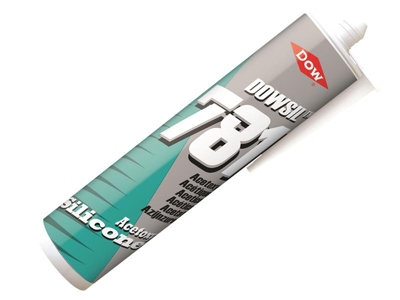 Dowsil 781 Multi-Use Acetoxy Silicone Sealant 310ml Cartridge - Black