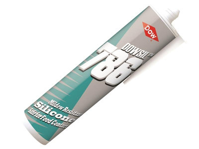 Dowsil 786 Food Grade Silicone Sealant 310ml Cartridge - White
