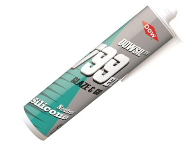 Dowsil 799 Plastic and Glass Silicone Sealant 310ml Cartridge - Clear