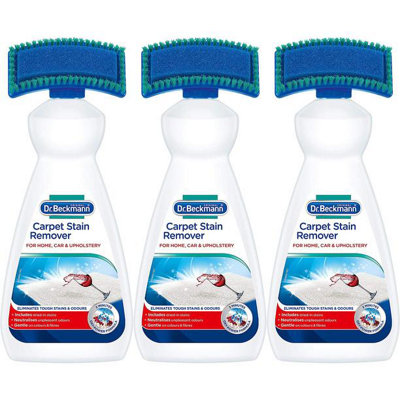 Dr Beckmann Carpet Cleaner & Brush 650ml (Pack of 3) DIY at B&Q