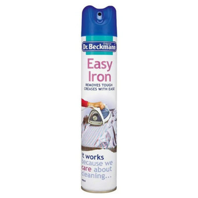 Dr Beckmann Starch & Easy Iron 500ml, Iron Spray for a Smooth, Crisp  Finish, Removes Creases Easily & Speeds Up Ironing, Starch Spray for  Cloths