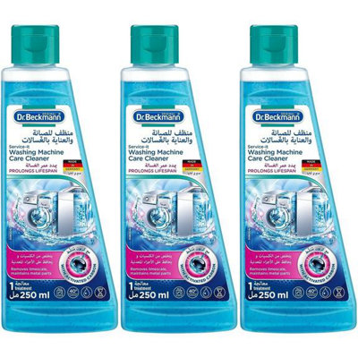 Dr Beckmann Service It Washing Machine Cleaner 250ml (Pack of 3) DIY