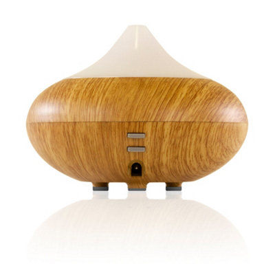 Dr Botanicals Wooden Aroma Diffuser Clear Top USB