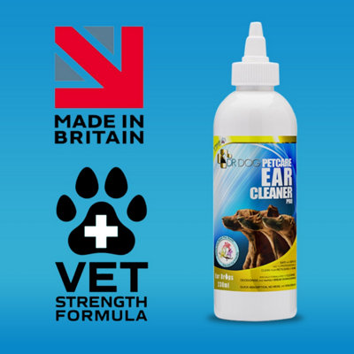 DR DOG Ear Cleaner Drops for Head Shaking Ears Itching Mites Odour Wax Price Comparisons | Compare The Build