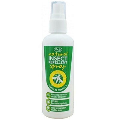 Dr J's Insect Mosquito REPELLENT SPRAY Tropical Formula 100ml Travel