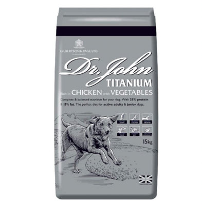 Dr John Food For Working Dogs Chicken & Vegetable 15Kg