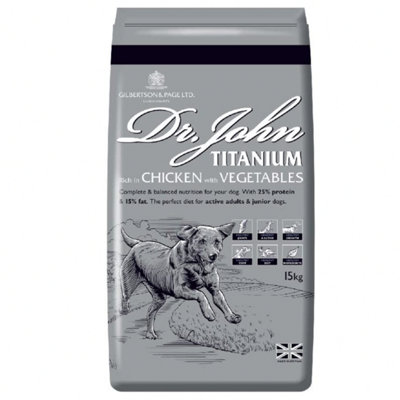 Dr John Food For Working Dogs Chicken & Vegetable 15Kg
