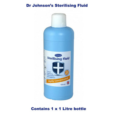 Dr Johnson's Sterilizing Fluid Highly Concentrated 1l