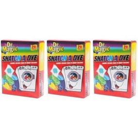 DR MAGIC SNATCH A DYE, WHITE, 15cm (Pack of 3)