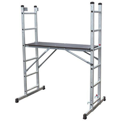 Drabest Aluminium 5 Way Scaffold Platform Combination Ladder