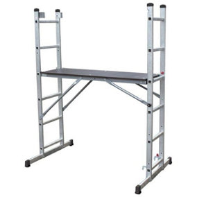 Drabest Aluminium 5 Way Scaffold Platform Combination Ladder