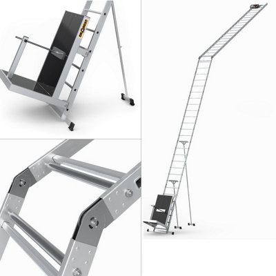 Drabest Ladder Hoist + Trolley for PV modules
