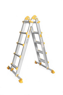 Drabest Multi-Purpose Telescopic Folding Ladder 4X5