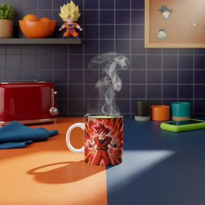 Set Colazione Dragon Ball Goku - Tazza E Ciotola Da 13oz E 29oz, Licenza Ufficiale GB Eye