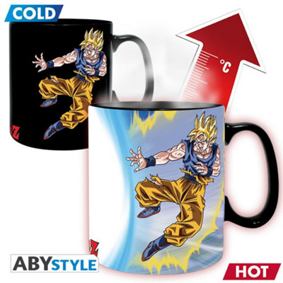 Dragon Ball Goku VS Buu Heat Change 460ml Ceramic Mug