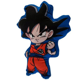 Dragon Ball Z Super 3D Goku Filled Cushion Blue/Black/Orange (One Size)