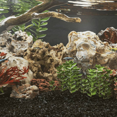 Dragon Stones for Aquarium Décor 10 kg Grey 10-40 cm