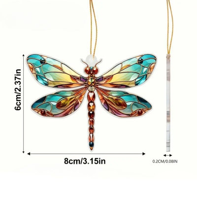 11.8 Inches Bee Window Hanging Decor Nature Insects Wall