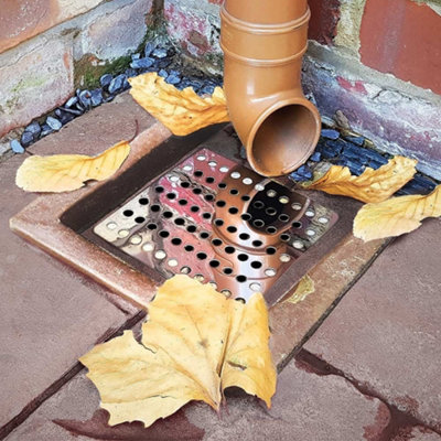 Drain Guards 2 Pack - No-Rust Stainless Steel Covers, Protect Clogging Drains, Easy to Remove, Clean and Maintain, 15 x 15cm