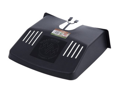 Drain Pipe Grid Cover Leaf Guard Black Plastic Prevents Blocked Drains - 4