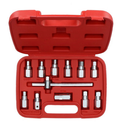 Buy Drain Plug Sump Key Set Gearbox Axle Repair Oil Change Kit 3/8 ...