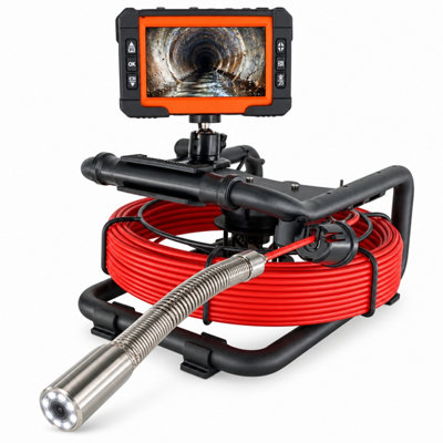 Drain-Tek Pipe and Sewer Inspection Camera System 30m Cable and 21mm Camera