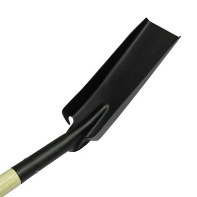 Draining Tool With Wooden Handle- Narrow Shovel / Trenching / Trenches